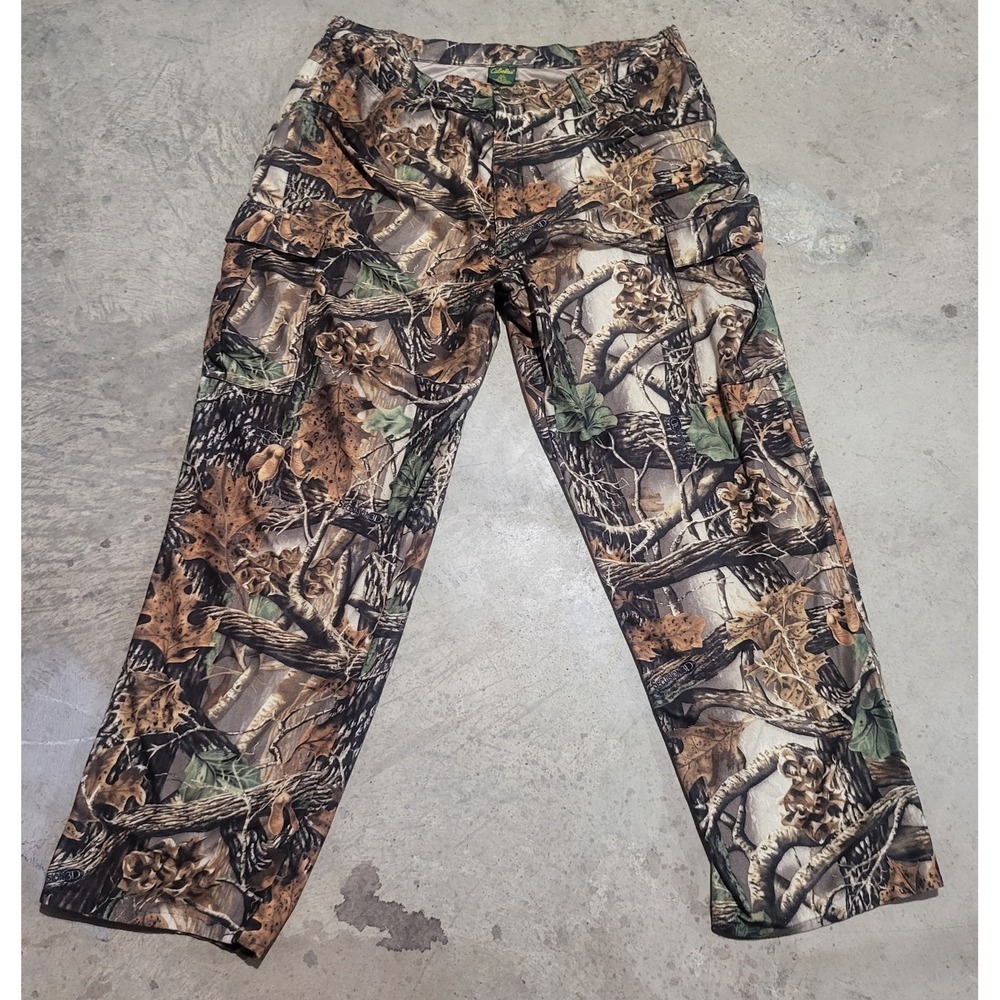 Mens Cabela's Seclusion 3D Camo Cargo Pants 42 REG Hunting Outdoor M37-PT-315